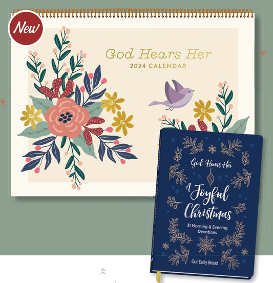 God Hears Her 2024 Inspirational Calendar and God Hears Her A Joyful Christmas