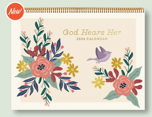 God Hears Her 2024 Inspirational Wall Calendar