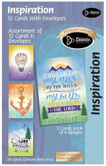 Boxed Cards: Inspiration-Bright Graphics & Texts by Divinity Boutique