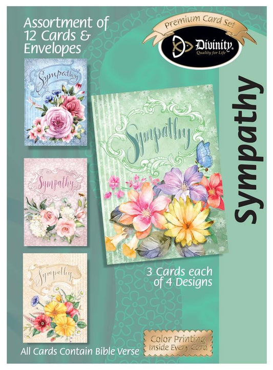Boxed Cards: Sympathy-Vintage Florals & Headers by Divinity Boutique